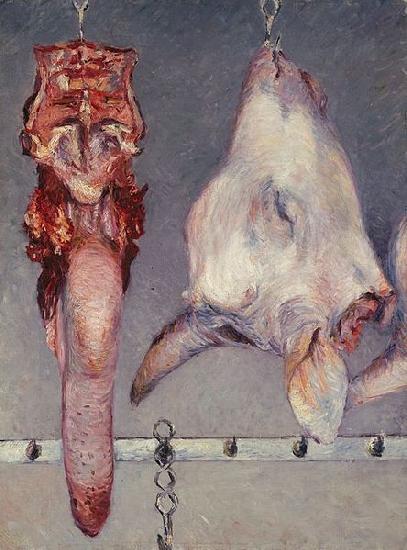 Gustave Caillebotte Calf's Head and Ox Tongue